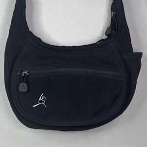 Overland Equipment Medium Black Crossbody Shoulder Bag Purse, Practical, Nylon